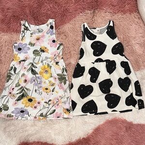 H&M Black and White Polka Dot Kids Dress